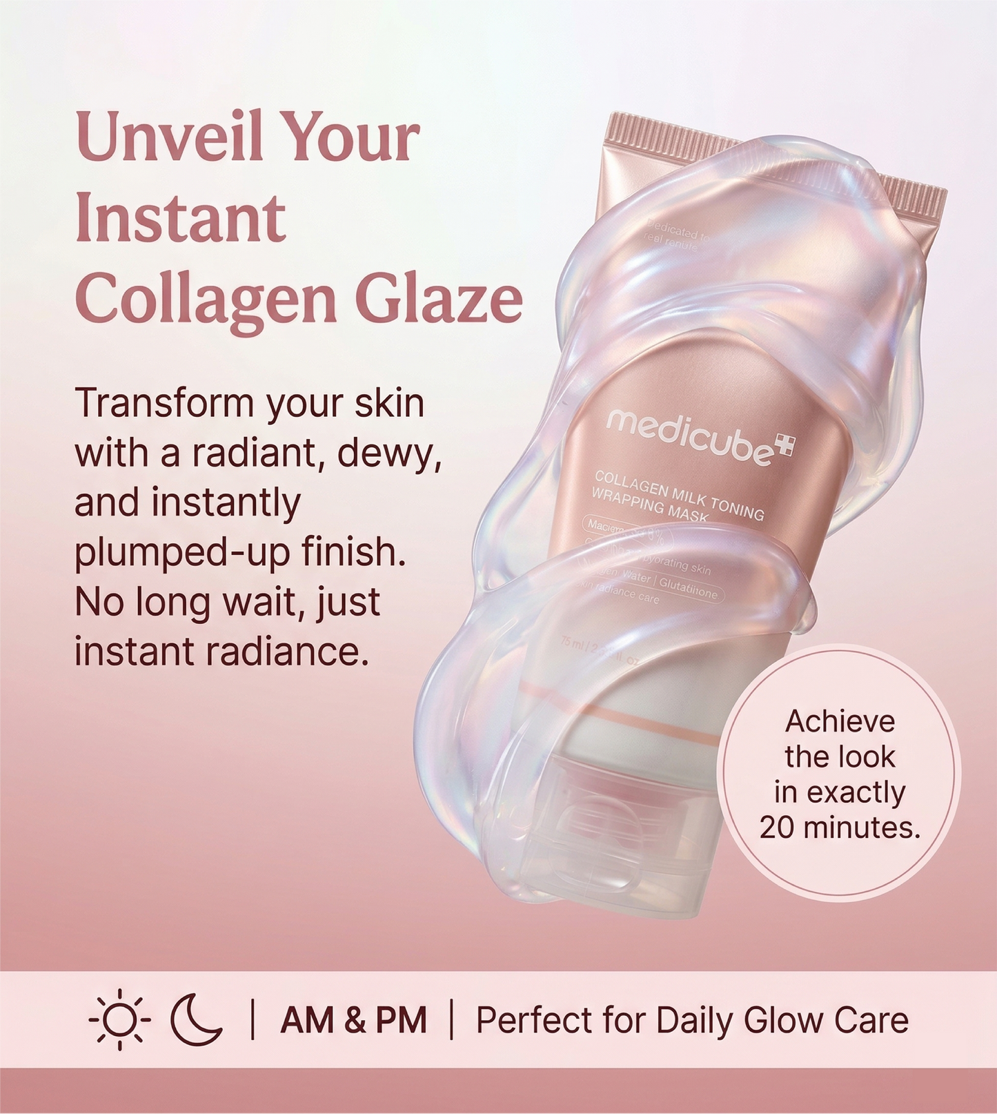 Collagen Milky Glow Daytime Wrapping Mask