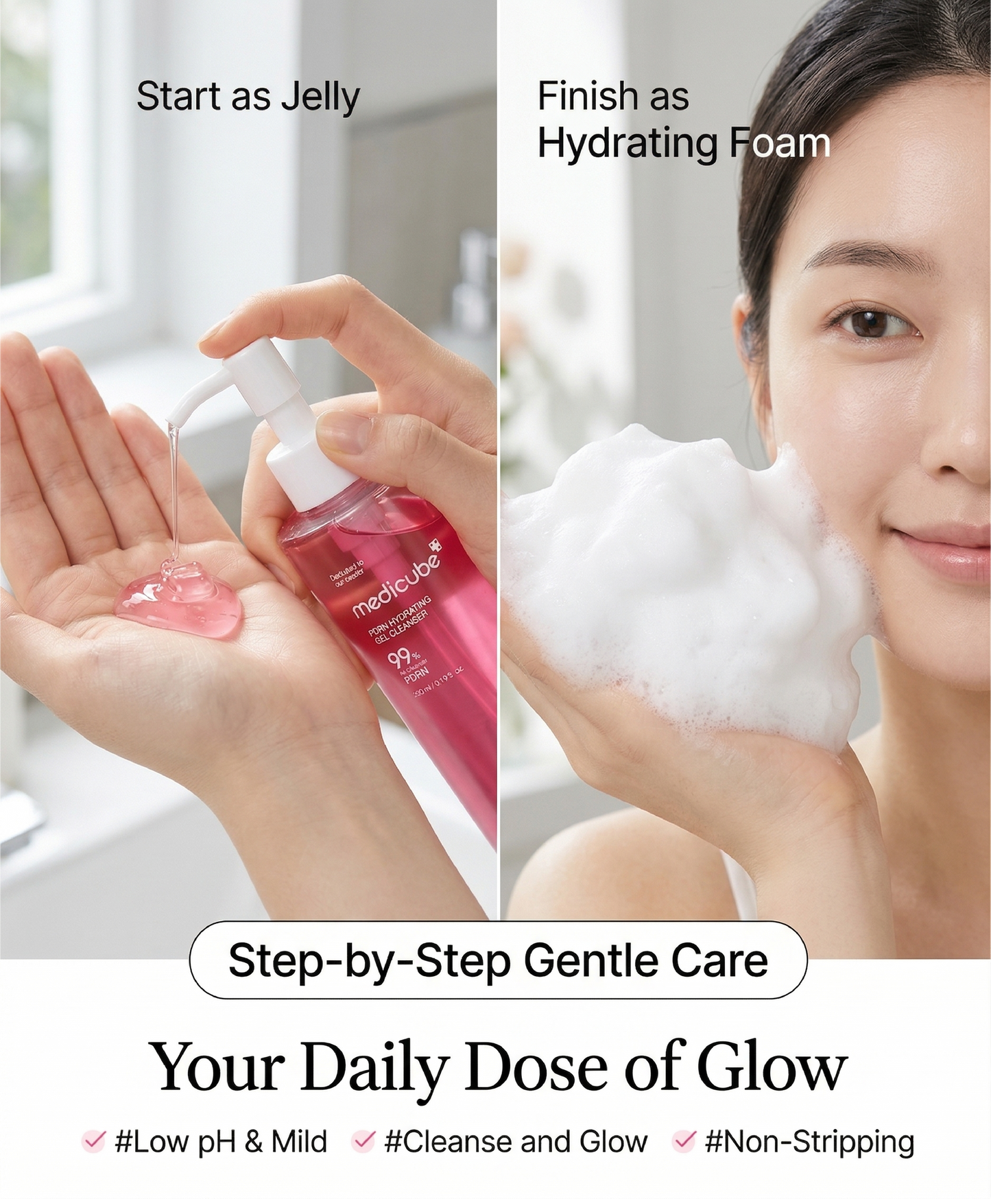 PDRN Pink Gel Cleanser