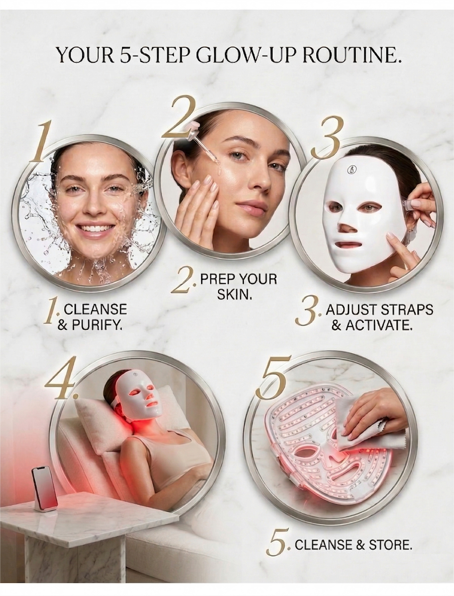 7 Color Face Mask Light Therapy