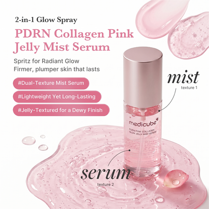 PDRN Pink Collagen Glow Jelly Mist Serum