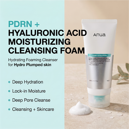 PDRN Hyaluronic Acid Moisturizing Cleansing Foam