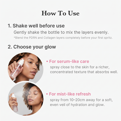PDRN Pink Collagen Glow Jelly Mist Serum