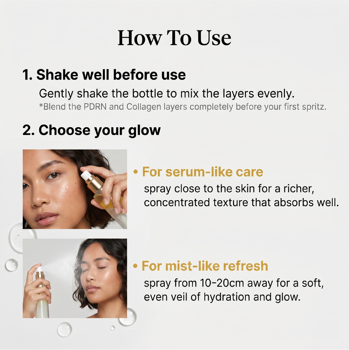 Kojic Acid Turmeric Vitamin Gold Jelly Mist Serum
